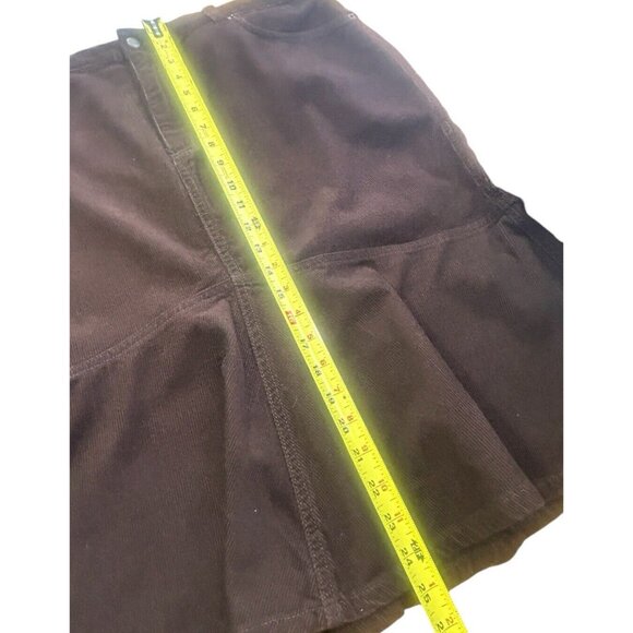 Ralph Lauren Chaps Women's Size 16 Brown Corduroy Mermaid Casual Western Skirt - Picture 10 of 10